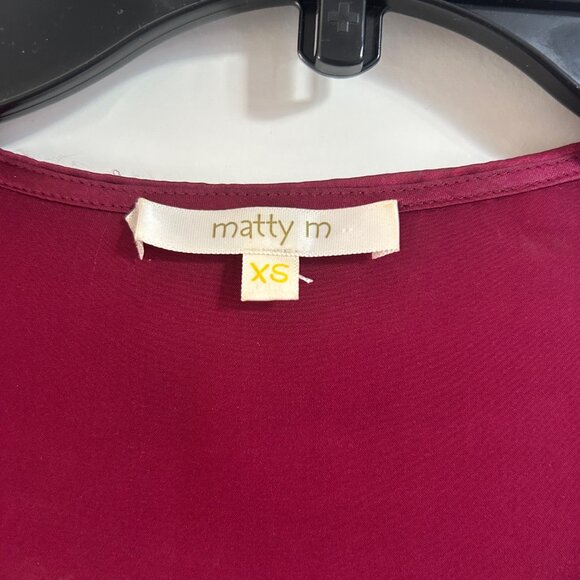 GORGEOUS Matty M Silk Lace Beaded Blouse size XS - Picture 3 of 6